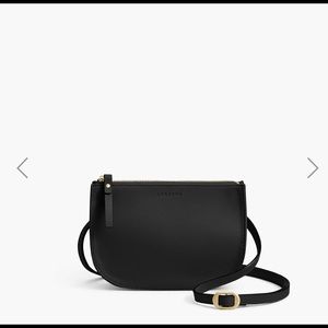 Lo & Sons The Waverly 2 Large Saffiano Black/Gold